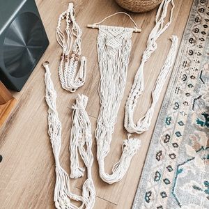 macrame plant holders